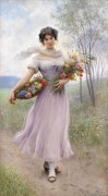 Eugene de Blaas_1911_Mädchen in fliederfarbenem Kleid.jpg